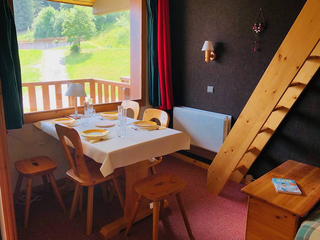 Ganzes Studio, Gemütliches Studio an der Piste mit Parkplatz und Balkon, ideal für 4 Personen in Valmorel, Les Avanchers-Valmorel