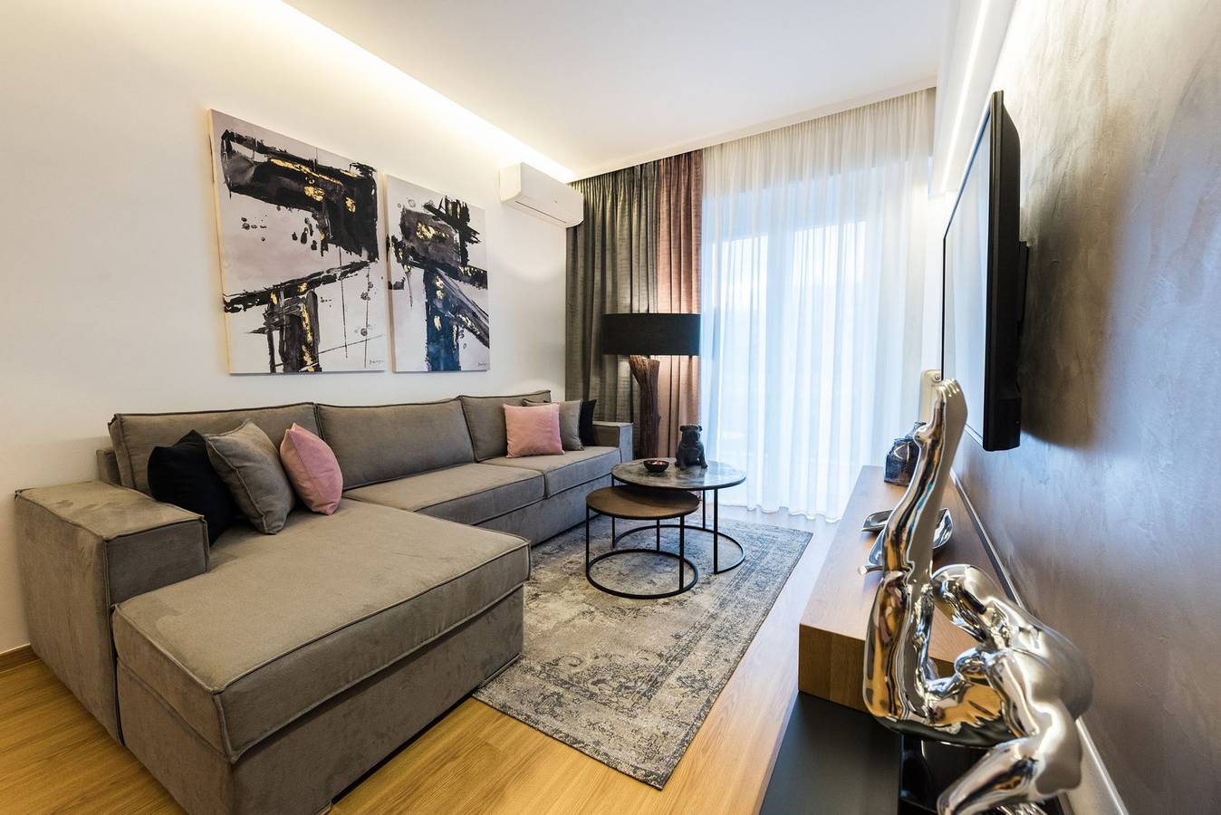 Entire apartment, Dazzling Athens Apartment | Apartment Arthemis | 3 Bedrooms | City  View | Private Furnished Balcony | Prime Location | Acropolis  in Central Section of Athens, Athens