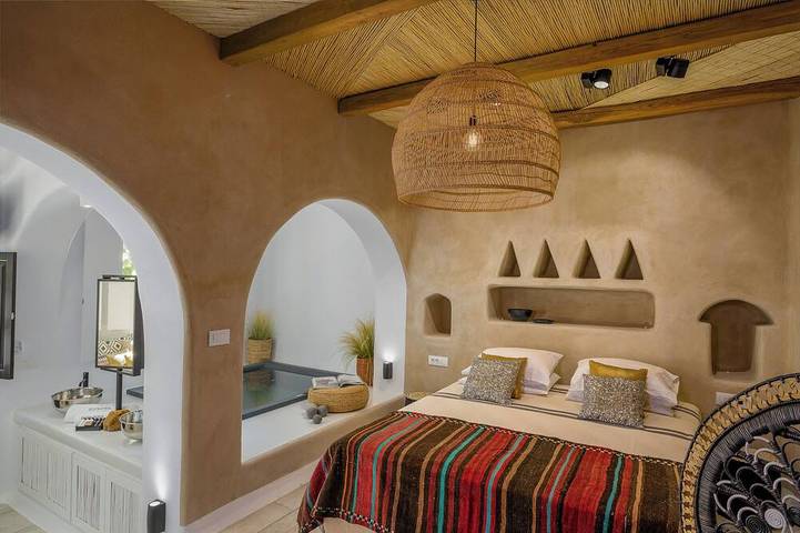 Maison d’hôte pour 3 personnes, avec Jacuzzi dans Naxos
