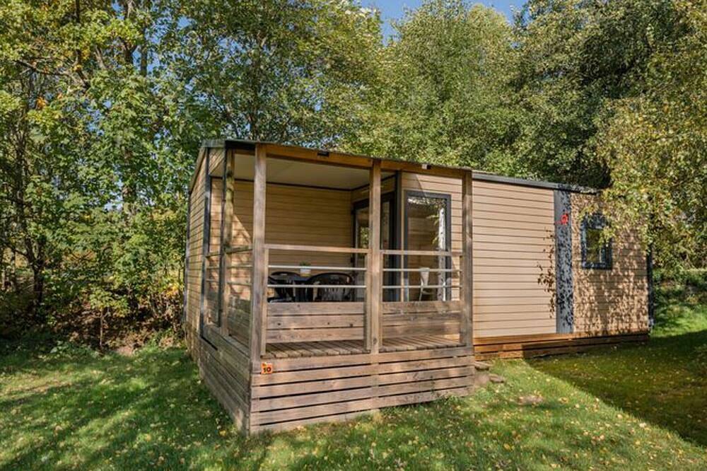 Mobil-home 2 chambres avec terrasse et salon de jardin in Granges-Aumontzey, Parc naturel régional des Ballons des Vosges