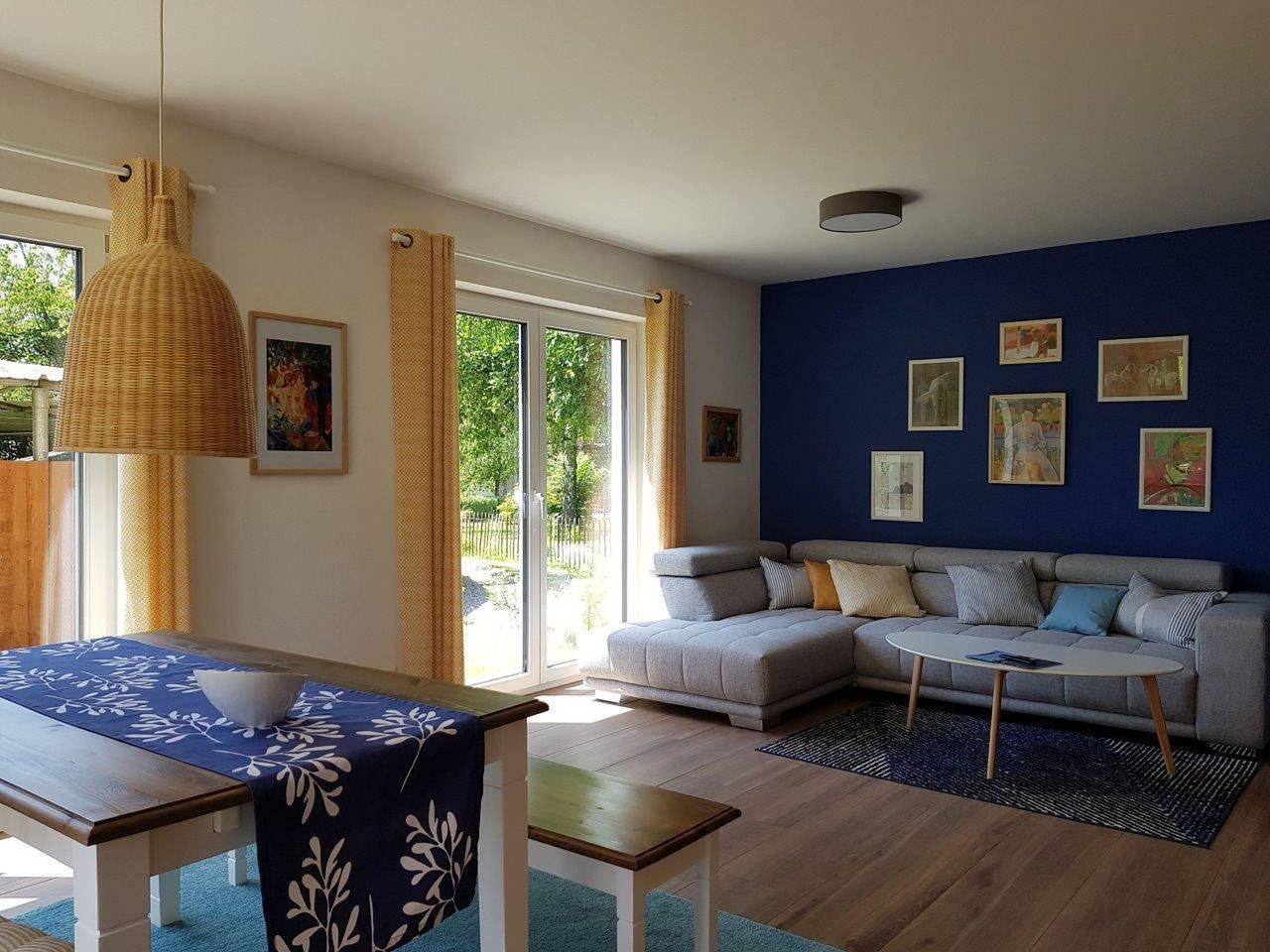 Ferienhaus 'Sonnenweide, 85qm' mit Privatterrasse, Gemeinschaftsgarten und Wi-Fi in Salem, Region Bodensee-Oberschwaben