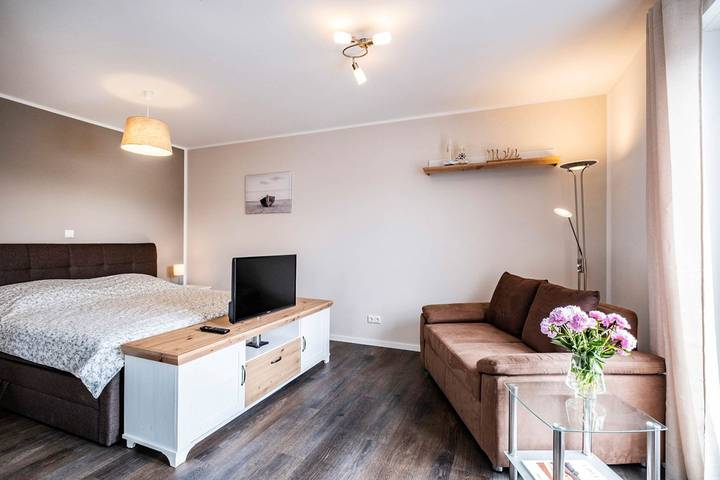 Ganze Wohnung, 1-Raum Apartment für 2 Personen in Hafennähe in Hafen Büsum, Büsum