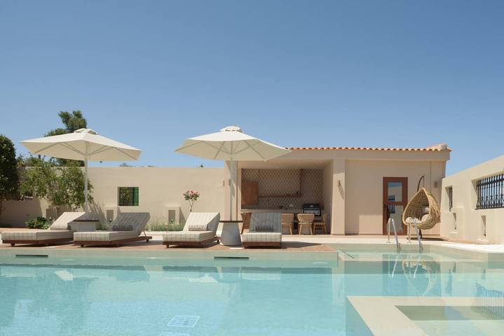 Ferienhaus für 9 Personen mit Balkon in Pigianos Kampos, Rethymno und Umgebung