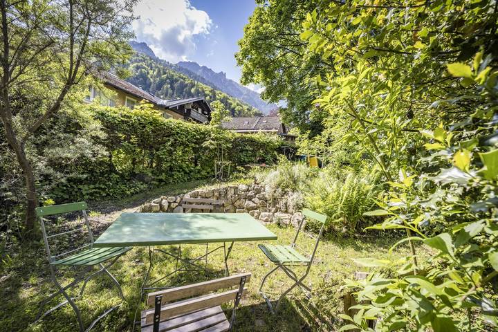 Ferienwohnung für 6 Personen, mit Balkon und Terrasse sowie Garten und Sauna