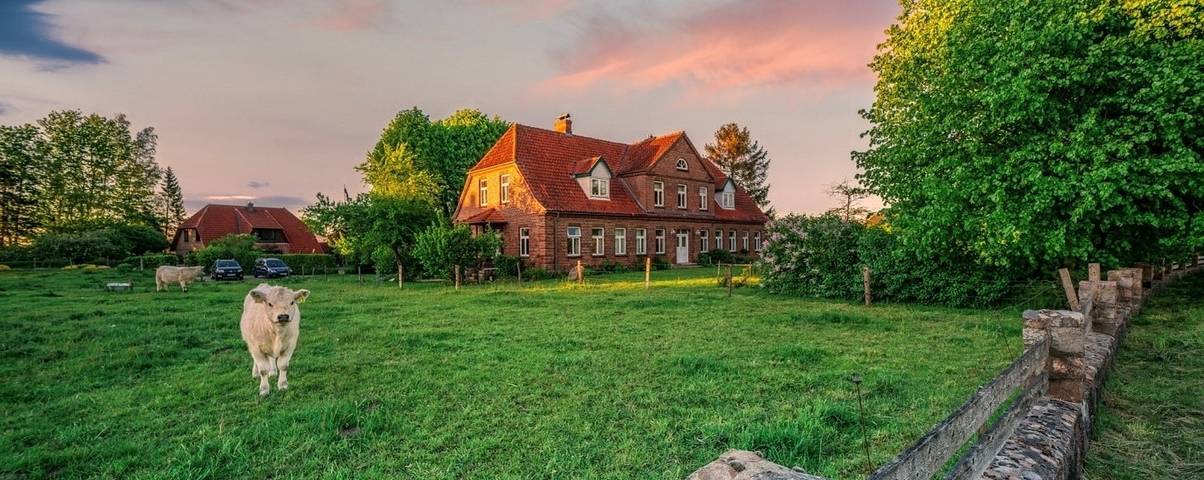 Ferienwohnung für 7 Personen, mit Terrasse und Garten sowie Sauna in Rieseby