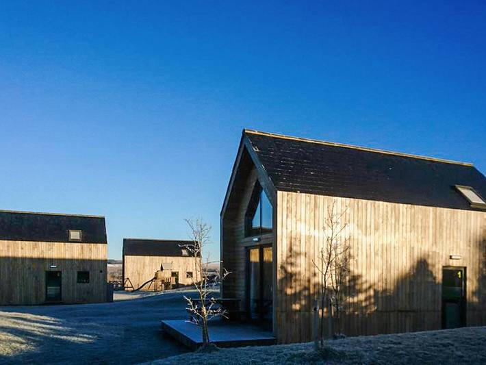 Glamping for 8 people, with garden, with pets in Kielder Forest Park
