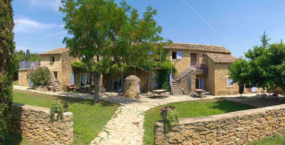 Maison de vacances pour 4 personnes, avec terrasse et vue ainsi que piscine et jardin, animaux acceptés - 1