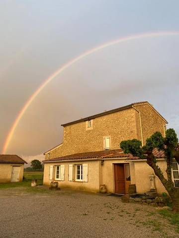 Chambre d’hôte pour 2 personnes, avec jardin et piscine, animaux acceptés à Villeneuve