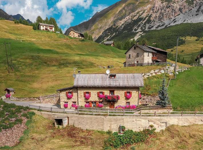B&B für 2 Personen, mit Garten und Ausblick in Livigno
