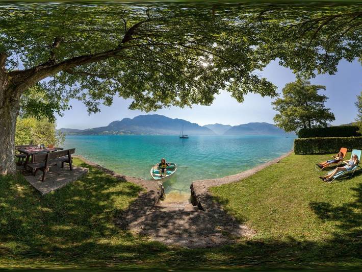 Bauernhof für 3 Personen, mit Seeblick und Pool sowie Ausblick und Garten, mit Haustier in Oberösterreich