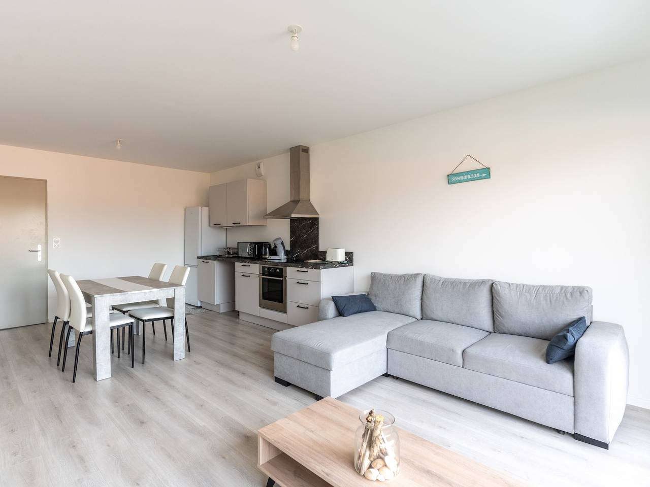 Entire apartment, New apartment for 4 in central Mimizan with parking in Mimizan, Côte d’Argent