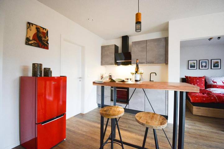 Ferienwohnung für 2 Personen, mit Terrasse und Seeblick sowie Ausblick in Feldberg