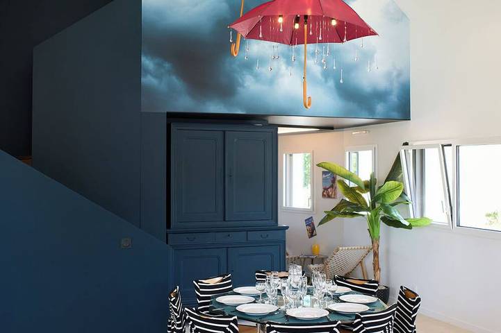Location de vacances pour 8 personnes, avec Terrasse et Jardin dans Plage des Haas