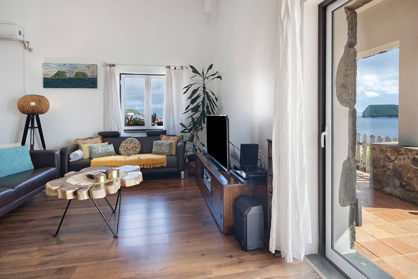 Villa 'Breathe Nature - Beach House Azores' con vistas al mar, Wi-Fi y aire acondicionado in Terceira (Azores)
