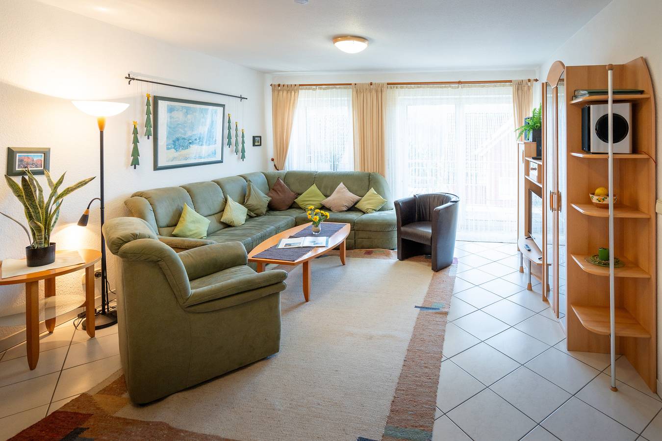 Ganze Wohnung, Ferienwohnung 'Tannenblick 4-3' mit Bergblick, Gemeinschaftsgarten und Wi-Fi in Oberhof, Rennsteig