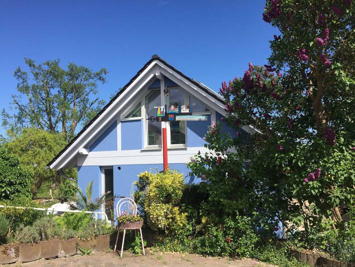 Ferienhaus für 4 Personen, mit Terrasse und Garten sowie Ausblick und Seeblick auf Rügen - 4