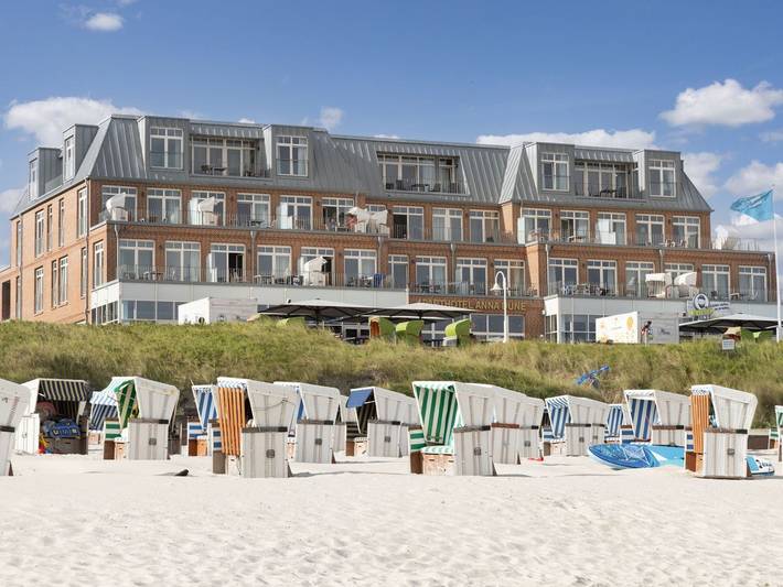 Ferienwohnung für 3 Personen, mit Balkon/Terrasse und Terrasse sowie Sauna auf Wangerooge