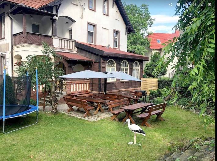 Bed & breakfast dla 3 osób, z Taras i Ogród w Szczawno-Zdrój