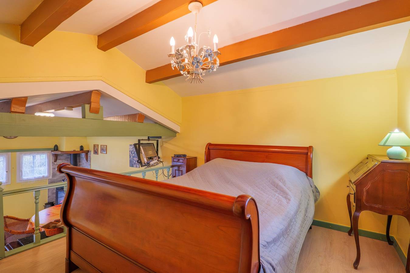 Gîte Lagachon: bergzicht, privéterras en tuin, foto 11