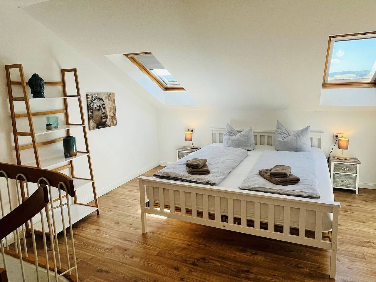 Ganze Wohnung, See Apart 7 - 55qm Ferienglück auf 2 Ebenen mit Balkon in ruhiger Lage in Öhningen, Untersee