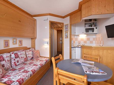 Gîte pour 4 personnes, avec balcon/terrasse et balcon, animaux acceptés dans Aime 2000 - 4