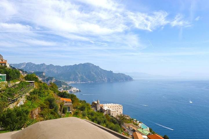 Mille e una Notte lussuosa villa con vista mare e piscina privata. in Tovere, Conca dei Marini