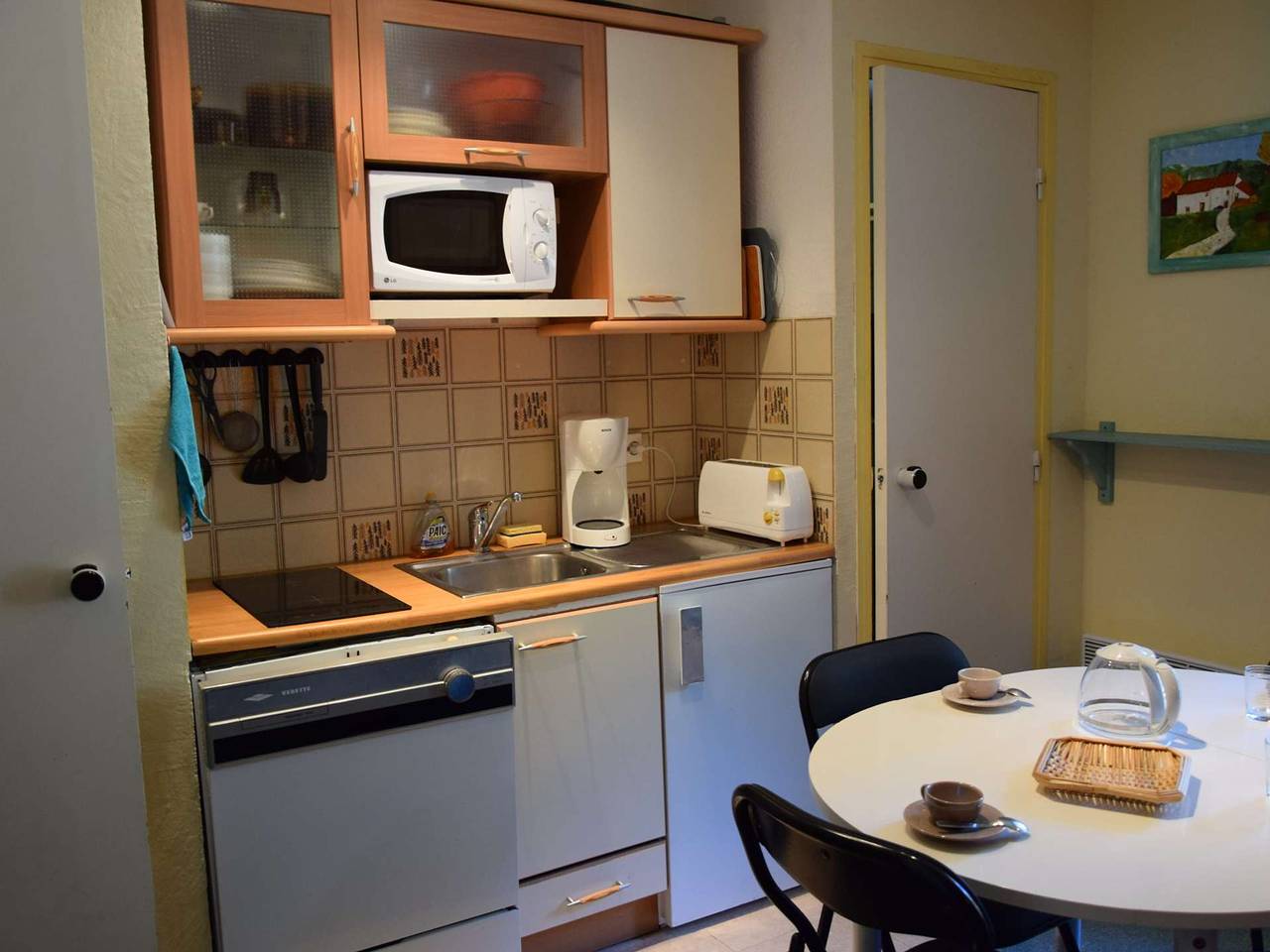 Appartement entier, Studio Cabine 4 Pers, Pied de Piste, Centre Station in Station de Risoul, Risoul