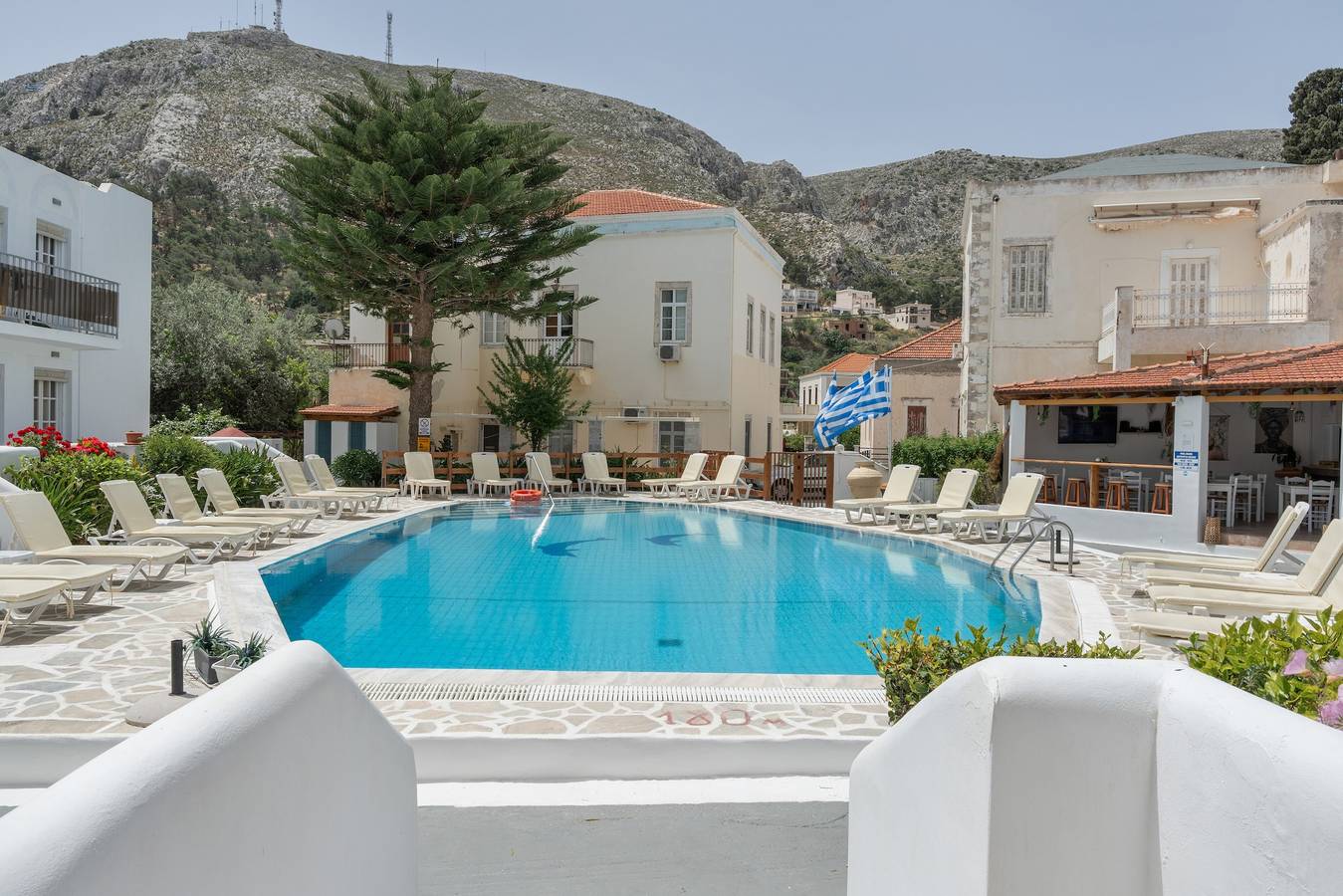 Ganze Wohnung, Ferienwohnung 'Doppelzimmer Nr. 2' mit Bergblick, Wi-Fi und Klimaanlage in Kalymnos