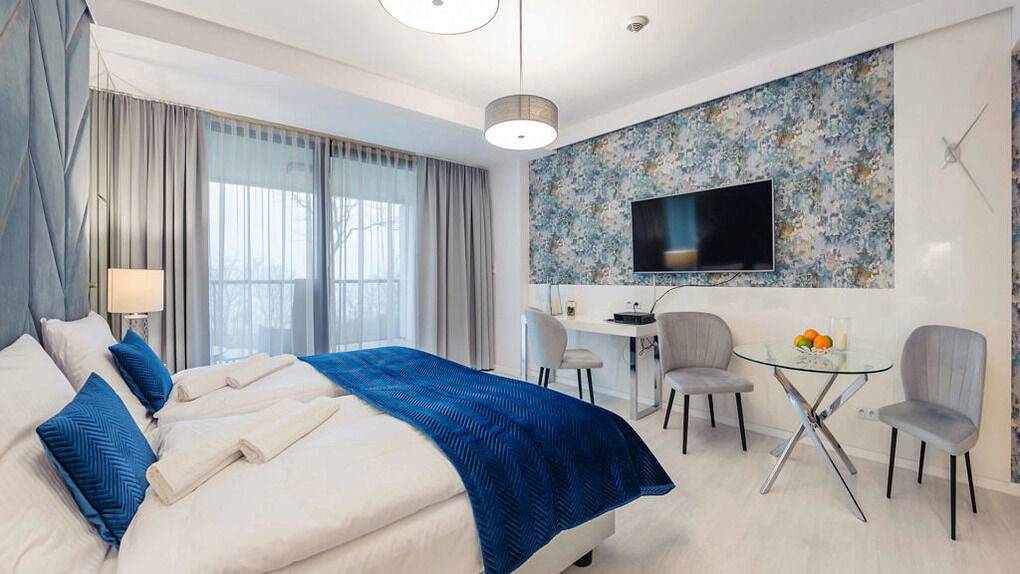 Ganze Ferienwohnung, Sun&Snow Seaside Apartments - Apartament 206 mit Meerblick in Kolberg, Polnische Ostsee