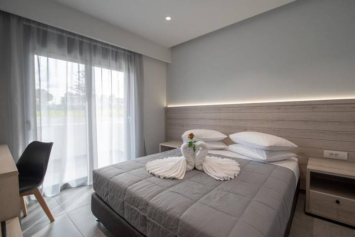 Appartement de vacances pour 4 personnes, avec Balcon ainsi que Terrasse et Jardin