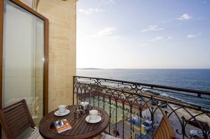 Location de vacances pour 4 personnes, avec balcon à Malte