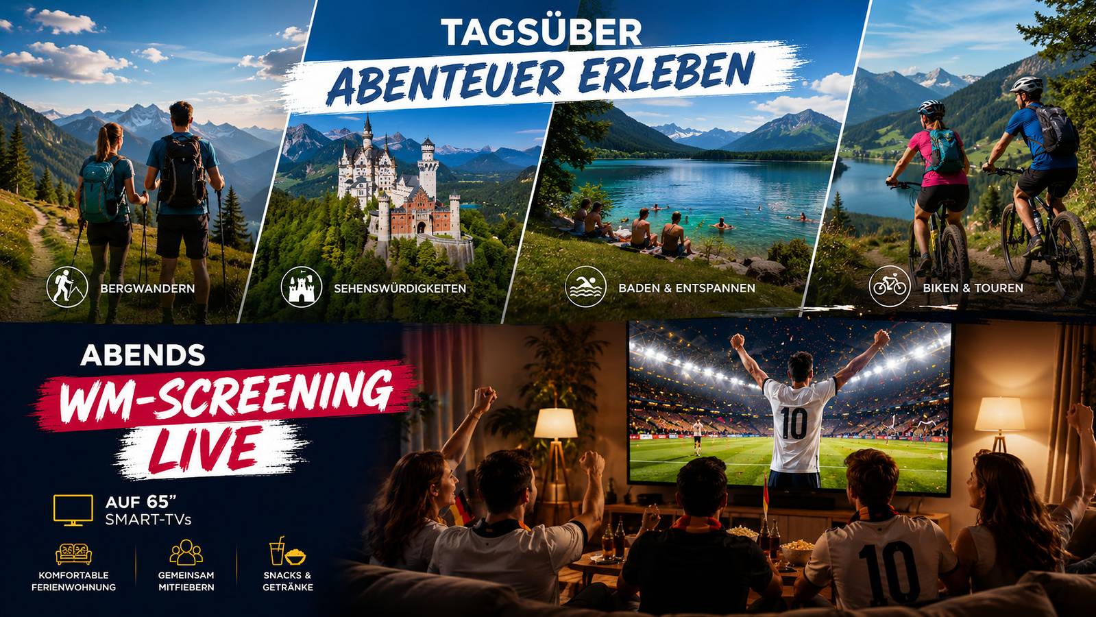 Ganze Ferienwohnung, Young + Smart Apartmen in Füssen, Bayerisch Schwaben