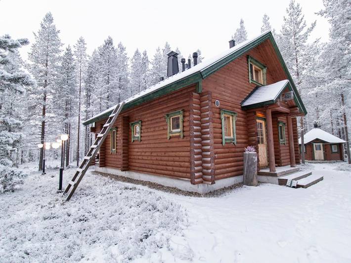 Log cabin for 6 people in Lapland
