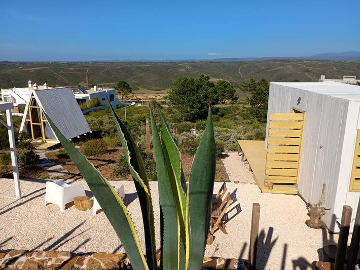 Glamping para 2 pessoas, com vista e jardim na Costa Vicentina