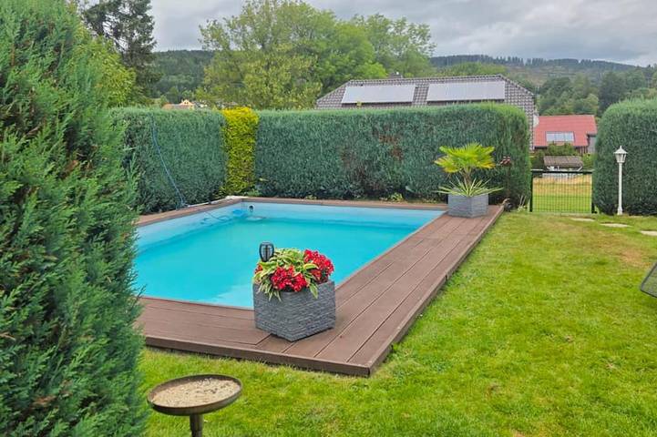 Bauernhof für 3 Personen, mit Garten und Balkon, mit Haustier im Thüringer Wald