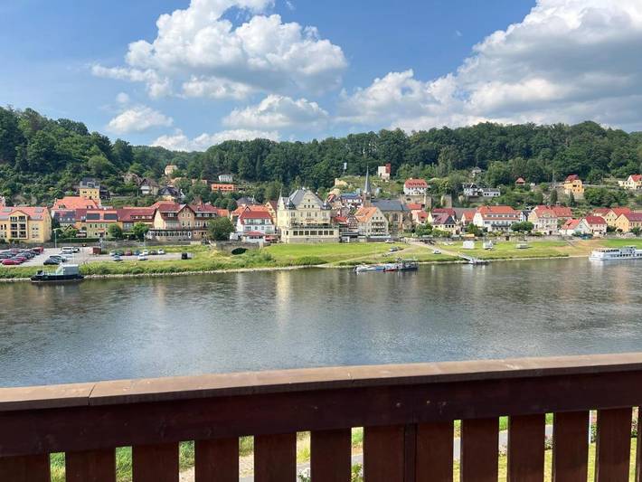 Ferienwohnung für 8 Personen, mit Garten und Ausblick in Bastei - 4