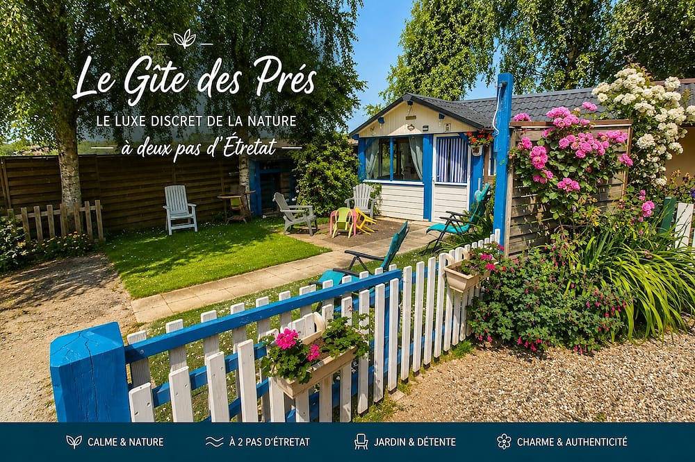 Pause détente gîte 3* calme avec garden 🌿 10 min Étretat. Chiens bienvenus 🐾 in Villainville, Région du Havre