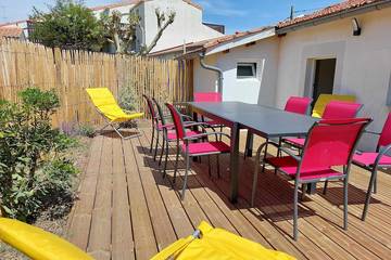 Location de vacances pour 6 personnes, avec terrasse dans Port de Boyardville