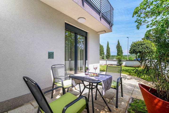 Ferienwohnung für 4 Personen, mit Balkon/Terrasse, mit Haustier in Rovinj
