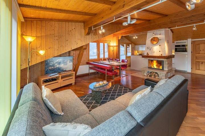 Ganze Ferienwohnung, Ferienwohnung Pumuckl - 4-Bettwohnung in Grächen, Walliser Alpen