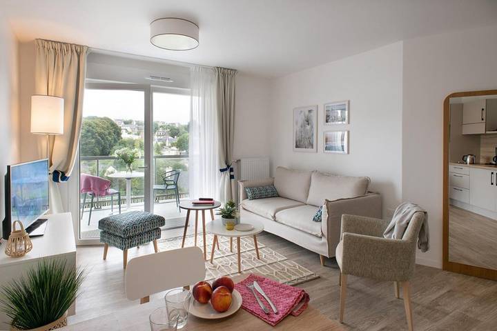 Location de vacances pour 2 personnes, avec piscine et jardin ainsi que vue et sauna, animaux acceptés à Plourin-lès-Morlaix - 2