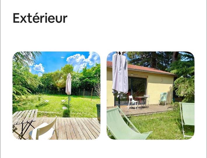 Appartement de vacances pour 3 personnes, avec jardin, animaux acceptés