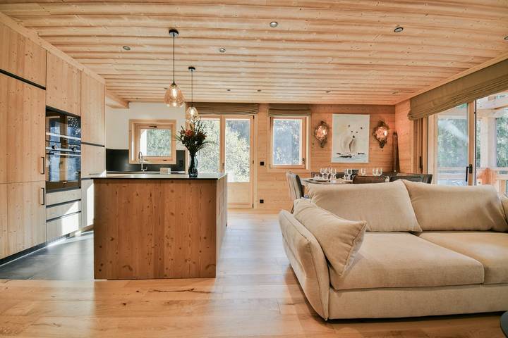 Chalet pour 9 personnes, avec balcon dans Chinaillon - 2