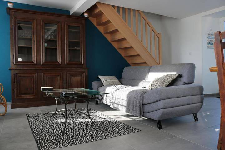 Location de vacances pour 6 personnes, avec Terrasse ainsi que Jardin et Vue à Bricqueville-sur-Mer