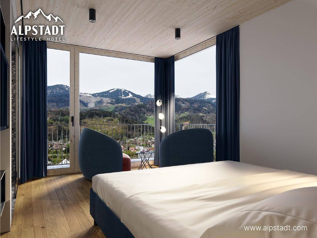 Doppelzimmer Komfort in Bludenz, Lechquellengebirge