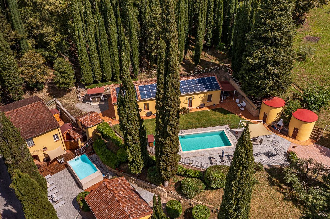 Villa für 12 Personen mit Terrasse in Chiusi, Chianti