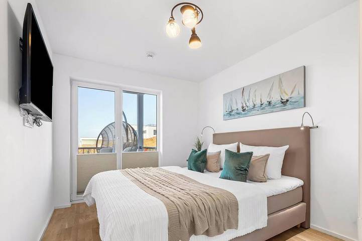 Appartement entier, DreamLounge - First row on the water, infrared cabin, whirlpool tub, terrace in Olpenitz, Kappeln