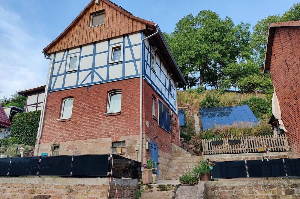 Cozy half-timbered house in the low mountain range of Hesse Thuringia in Herleshausen, Werra-Meißner-Kreis
