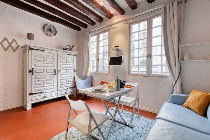 Entire apartment, New & Authentic Studio - The Historical Le Marais in 4th Arrondissement, Paris