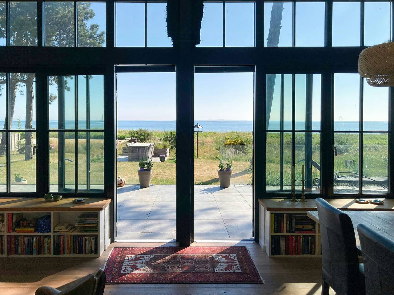 Beach villa with private pier in Hou in Odder Region